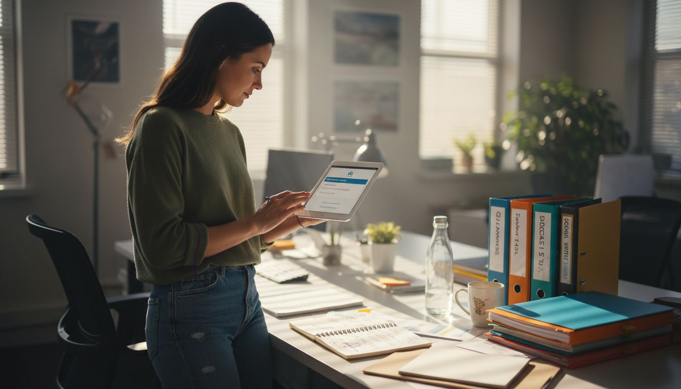 Un marketeur consulte une notification de sécurité LinkedIn