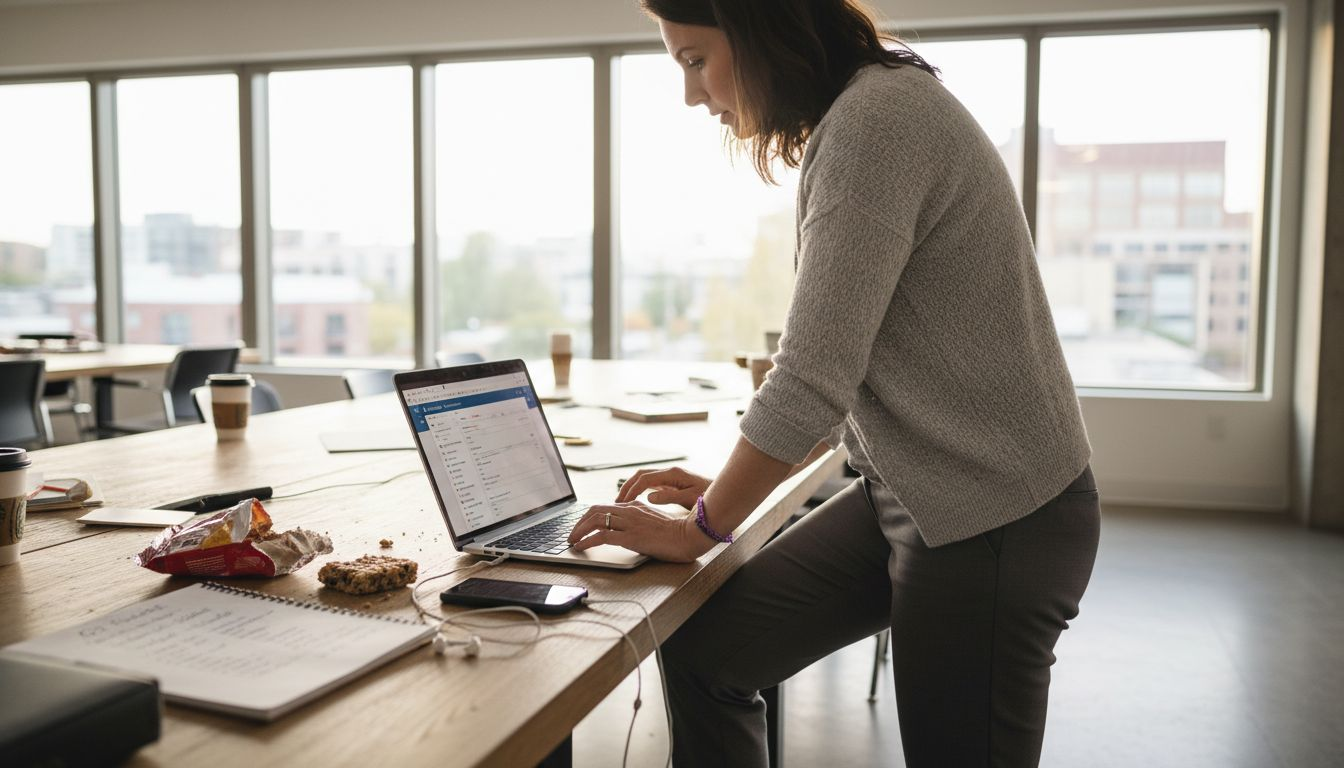 Femme prospectant avec LinkedIn Sales Navigator