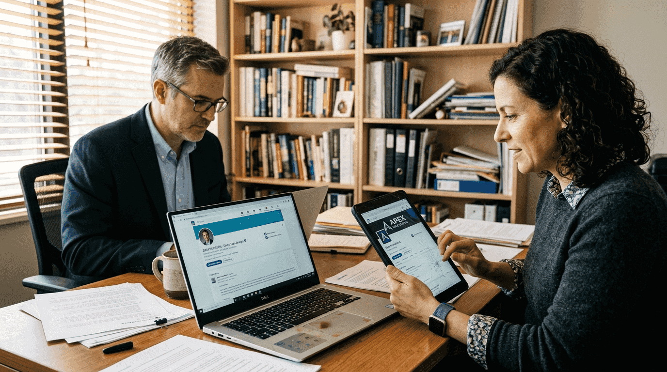 Comparaison entre profil LinkedIn personnel et page entreprise