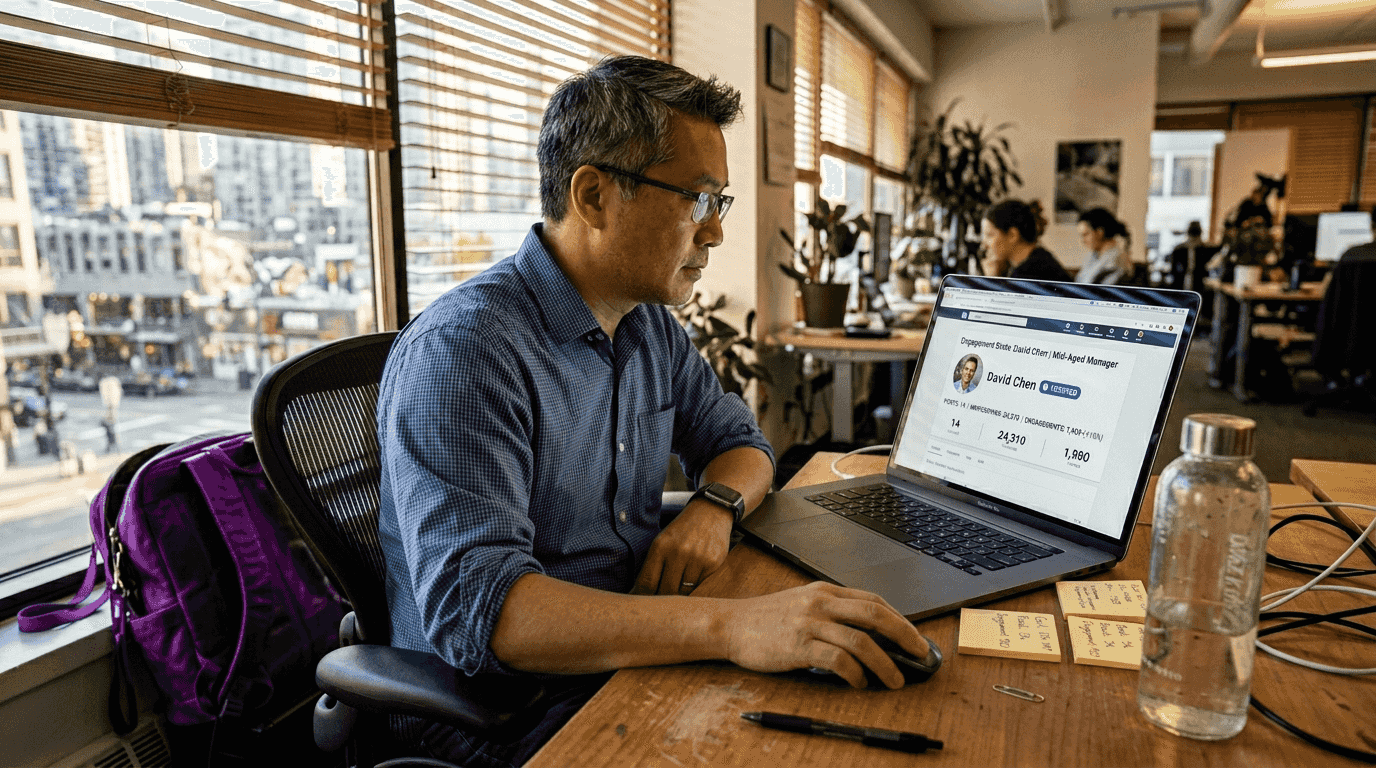 Responsable consultant la vérification et les statistiques de son compte LinkedIn