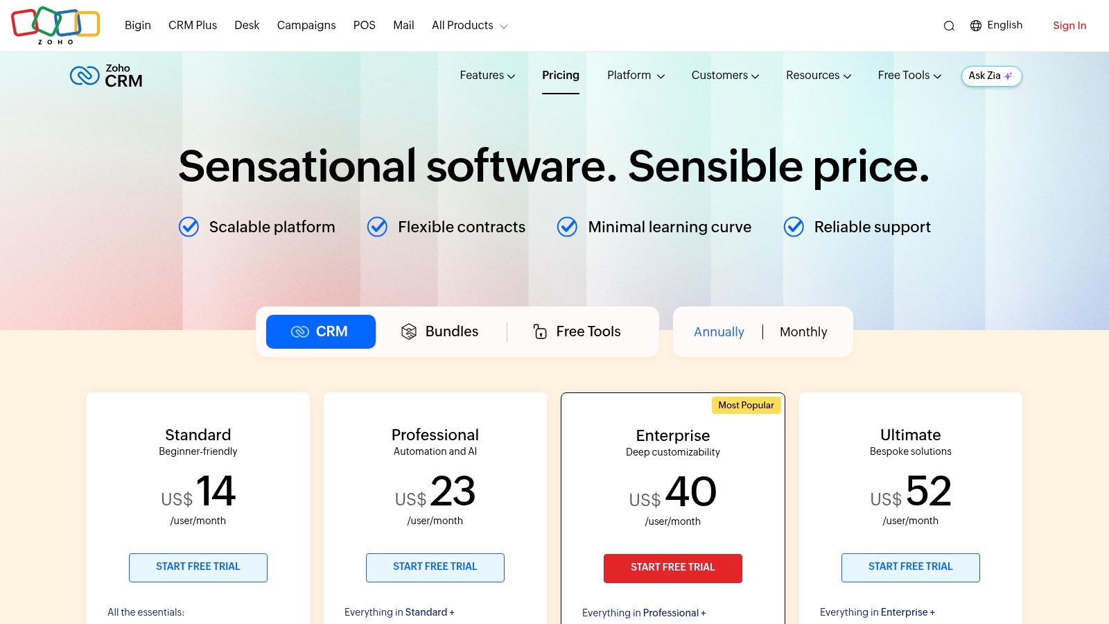 Zoho CRM