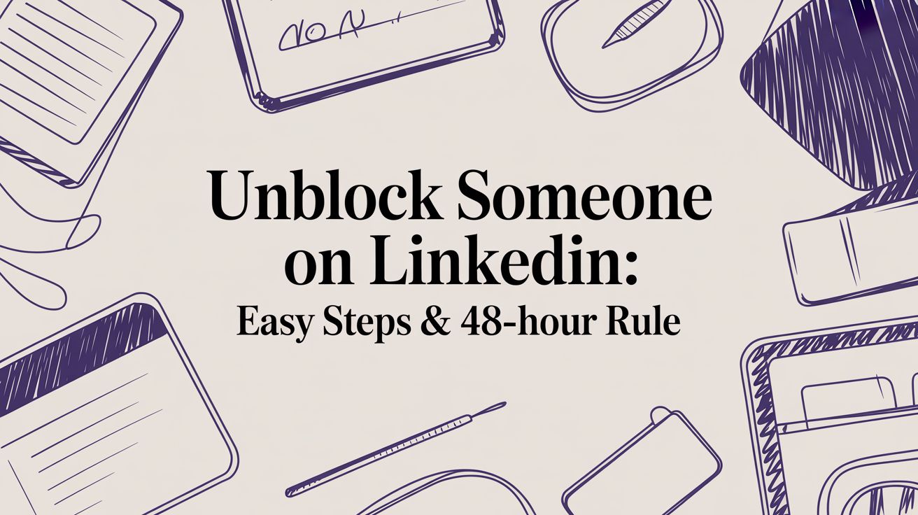 Débloquer quelqu’un sur LinkedIn : étapes simples et règle des 48 heures